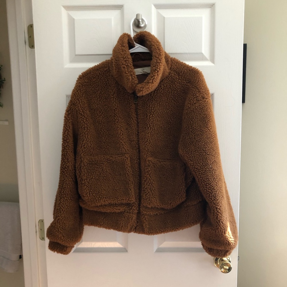 Brown Sherpa jacket